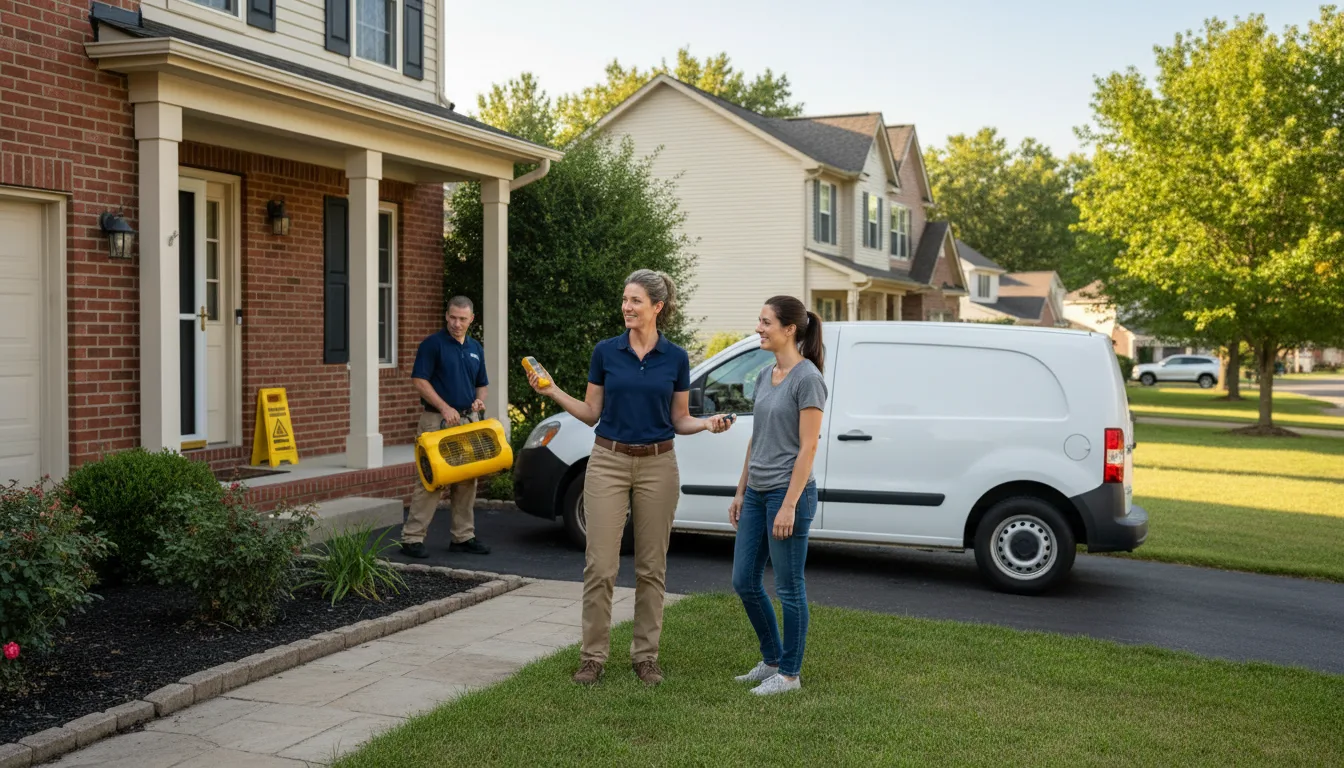Residential water damage restoration in Rexburg, ID